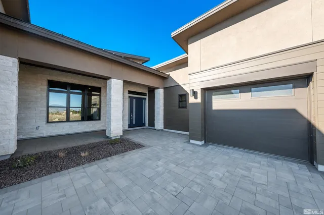 a view of an entrance of house