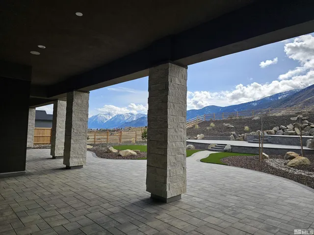 a view of a lake with beach