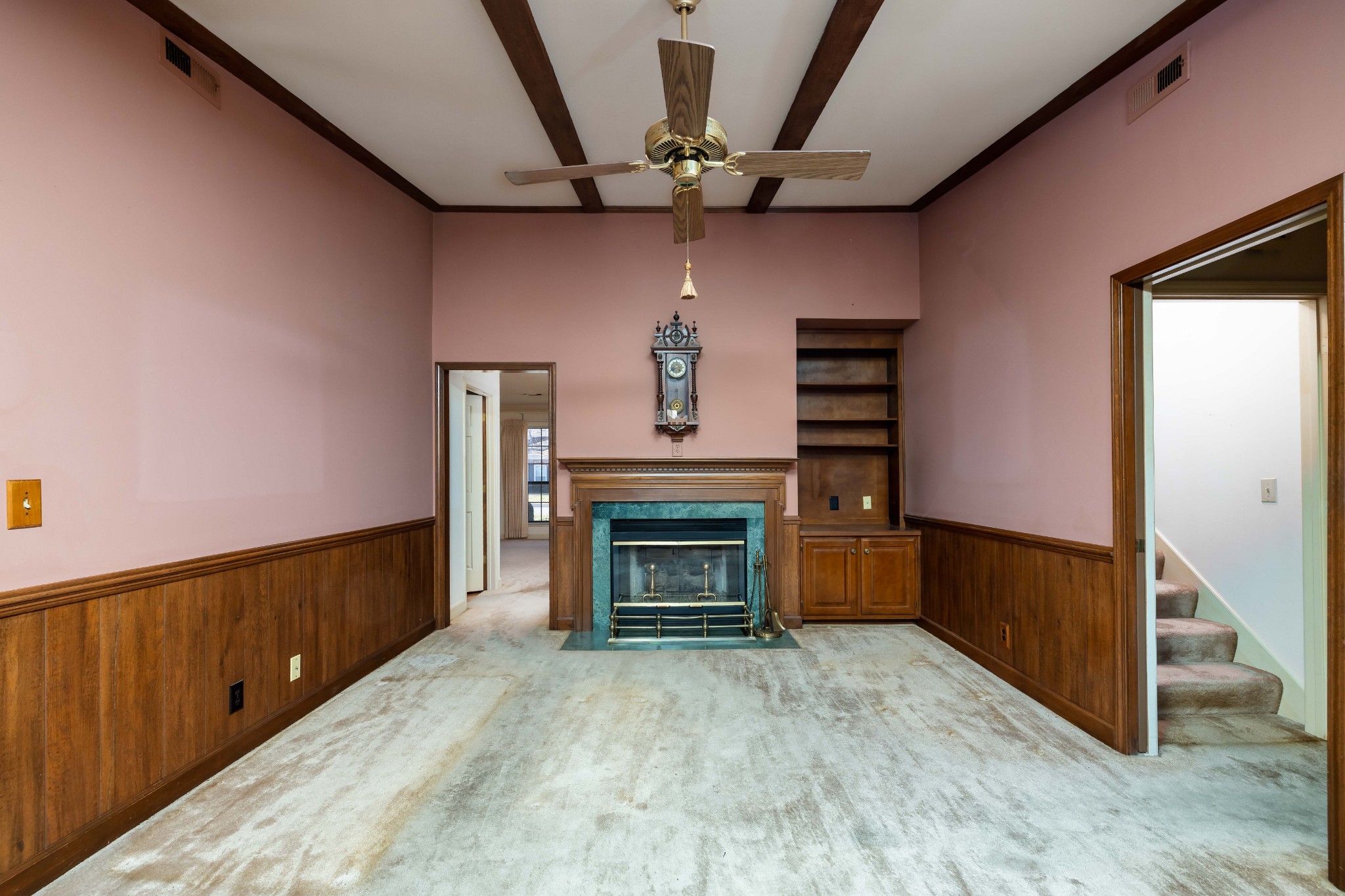 522 General George Patton Road Nashville, TN 37221 - Photo 5 of 27 a view of an empty room with a fireplace and a window