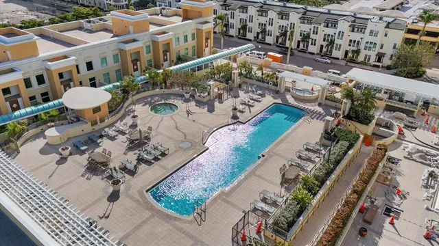 a view of city with ocean