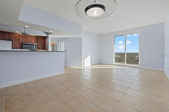 a view of kitchen and window