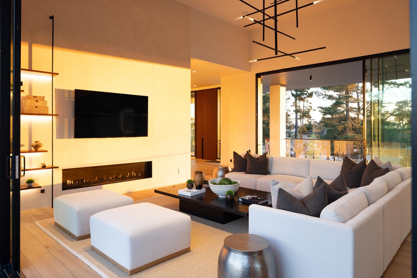 31 Poppy Lane Pebble Beach, CA 93953 - Photo 12 of 45 a living room with furniture tv and outdoor view
