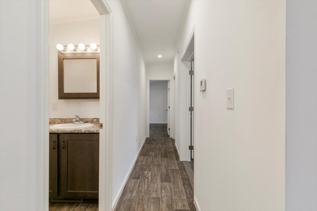 3 B Street Merrimac, MA 01860 - Photo 15 of 26 a view of a hallway with washer and dryer