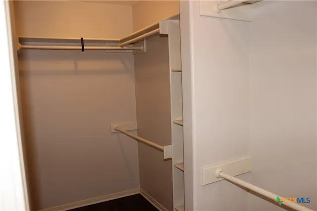 a view of walk in closet