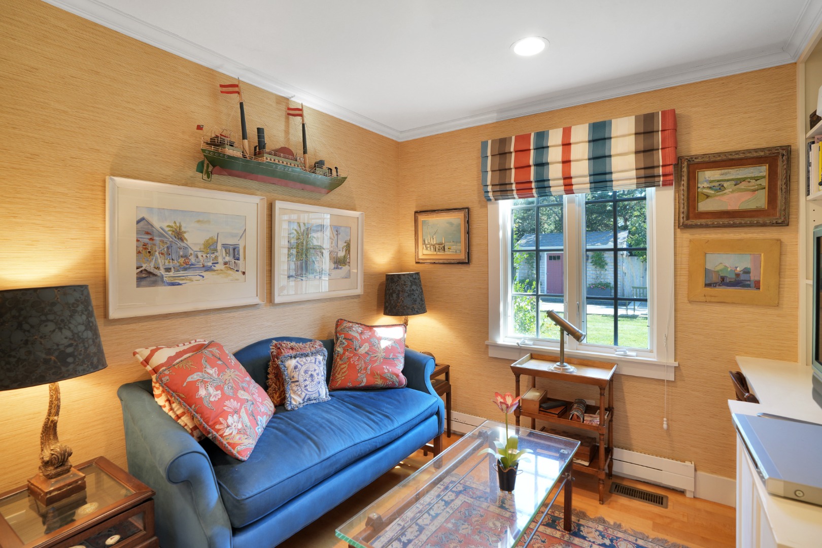 19 Kitts Field Circle Edgartown, MA 02539 - Photo 26 of 69 1st floor primary private library en-suite