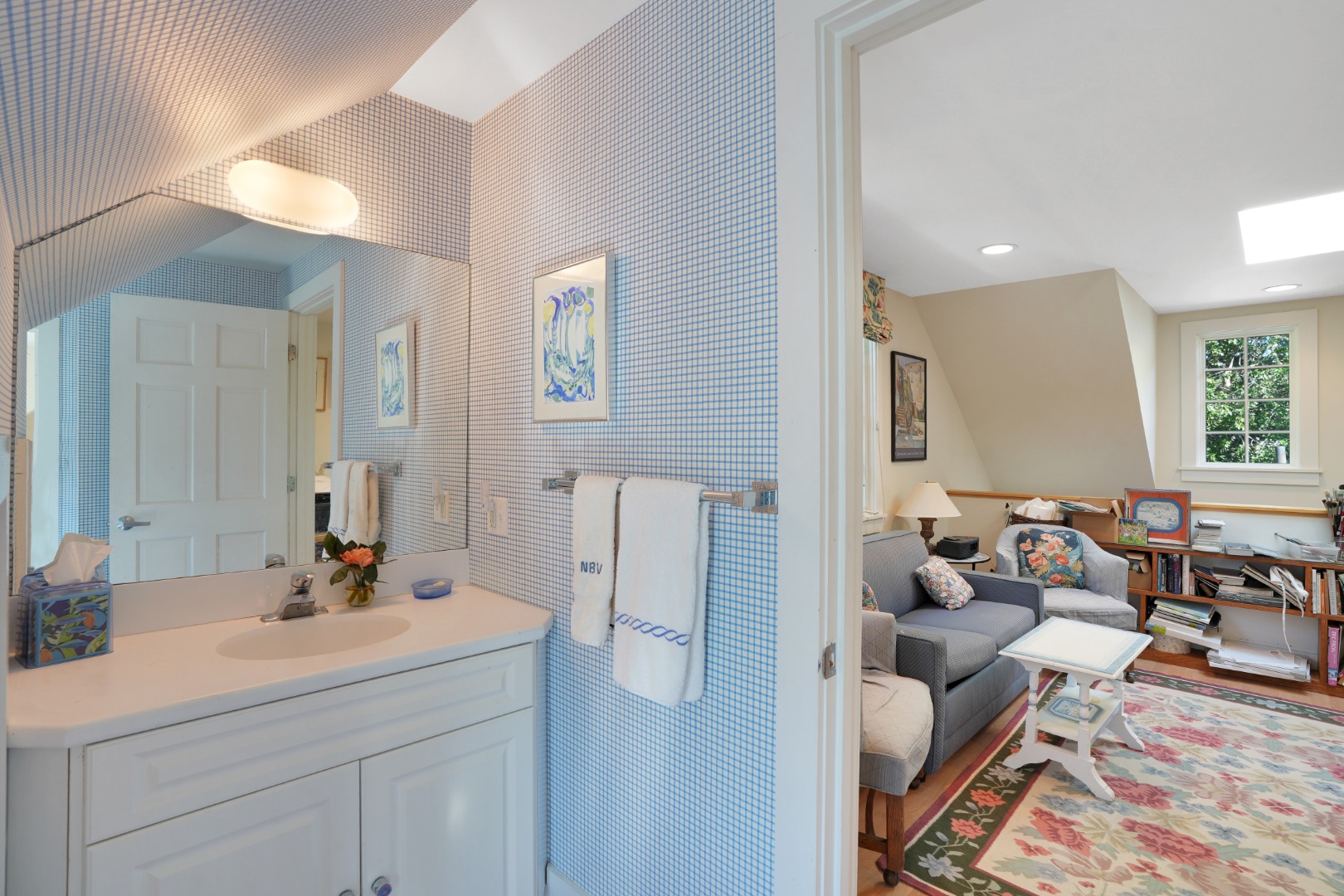 19 Kitts Field Circle Edgartown, MA 02539 - Photo 34 of 69 a en suite bathroom with sinks mirror and vanity