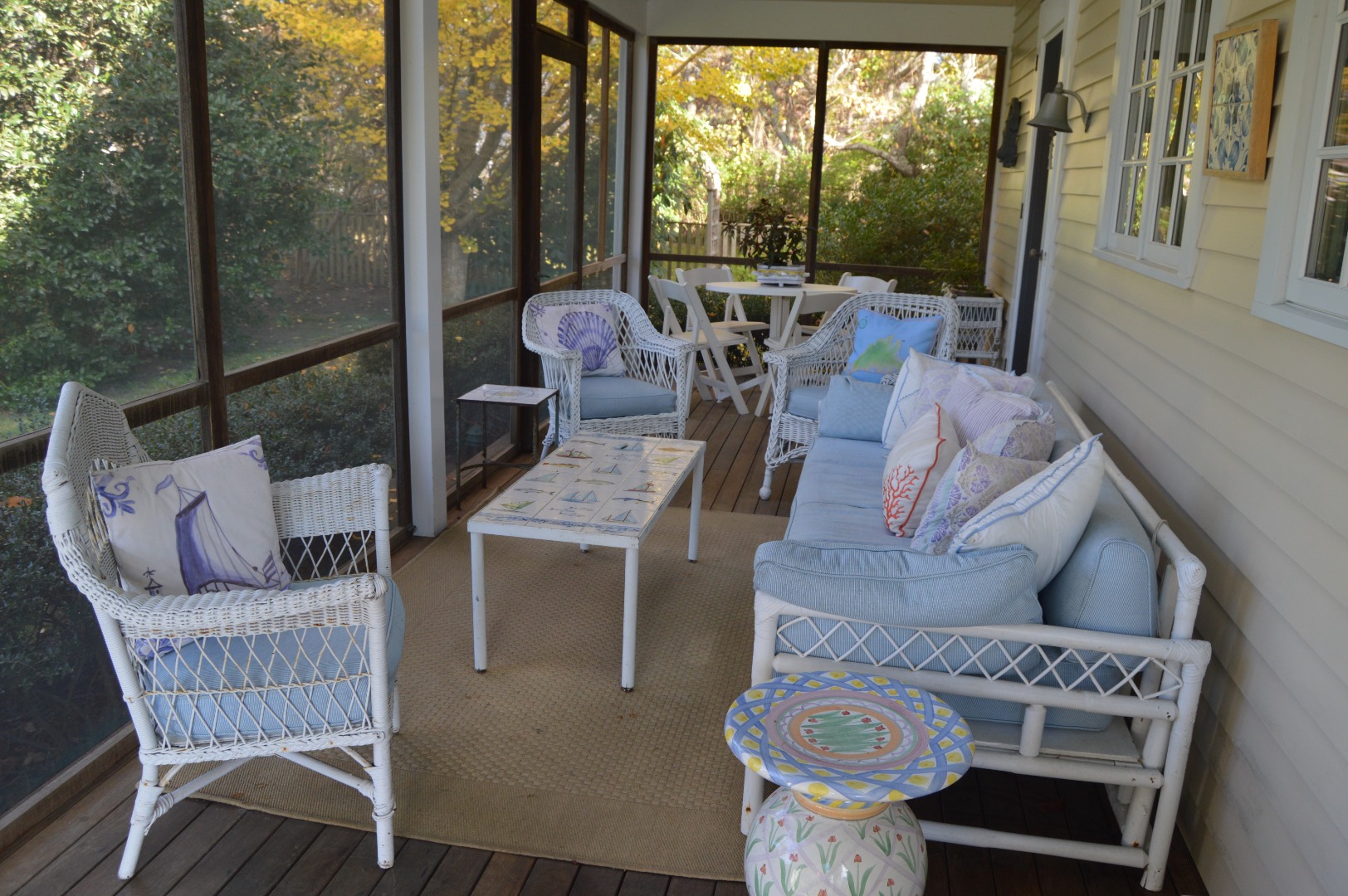 19 Kitts Field Circle Edgartown, MA 02539 - Photo 10 of 69 a view of a dining room with furniture window and outside view