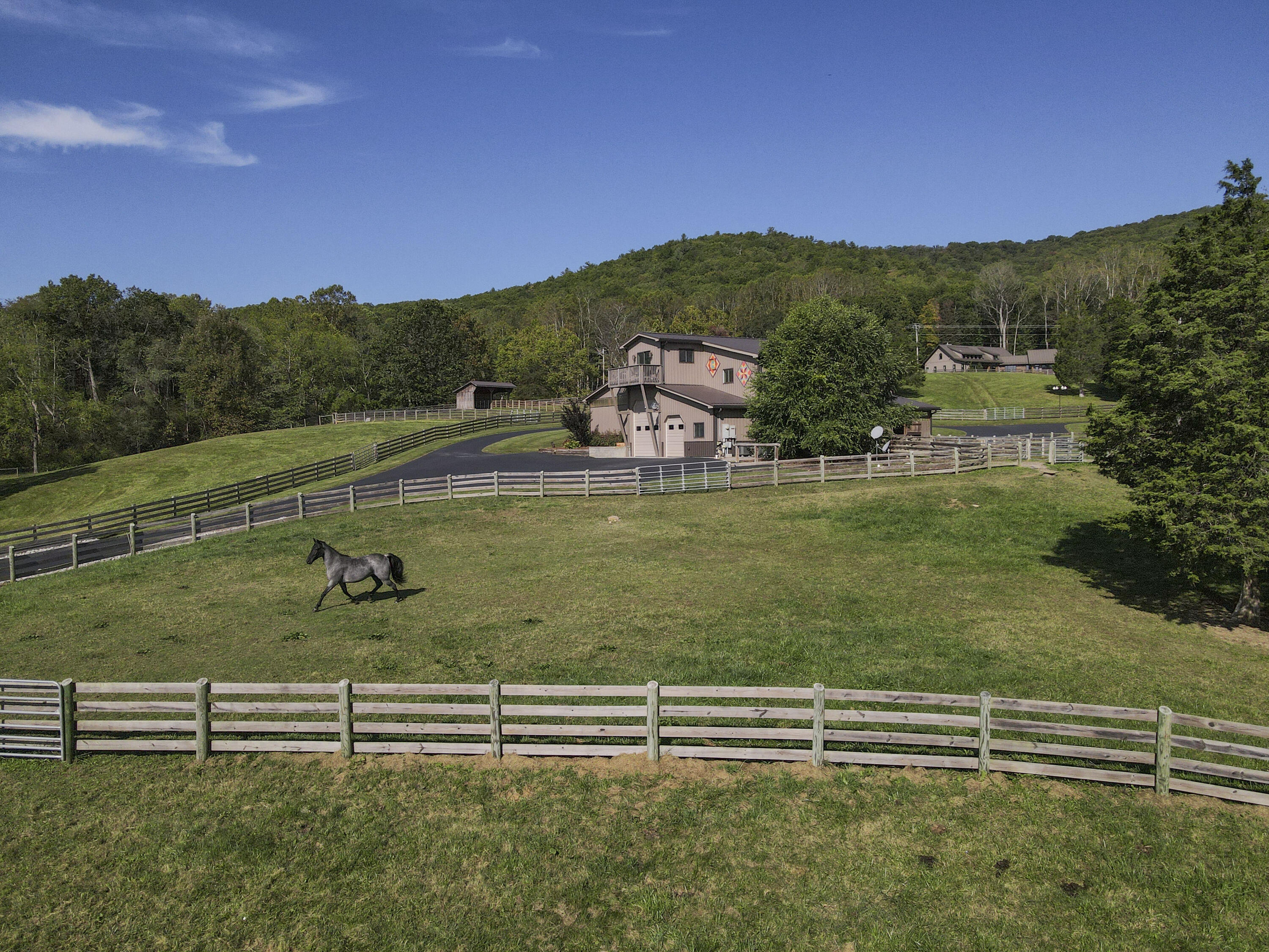 5600 Mt Tabor Road Blacksburg, VA 24060 - Photo 57 of 99 a view of a lake with a mountain in the background