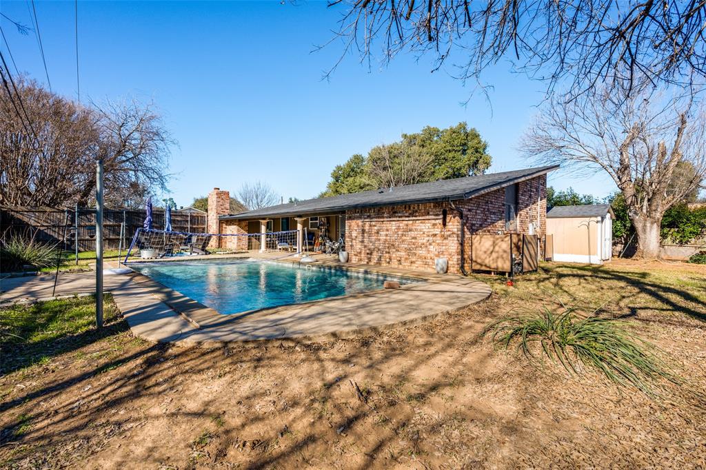 3108 Spring Valley Drive Bedford, TX 76021 - Photo 26 of 26 back of yard view of pool