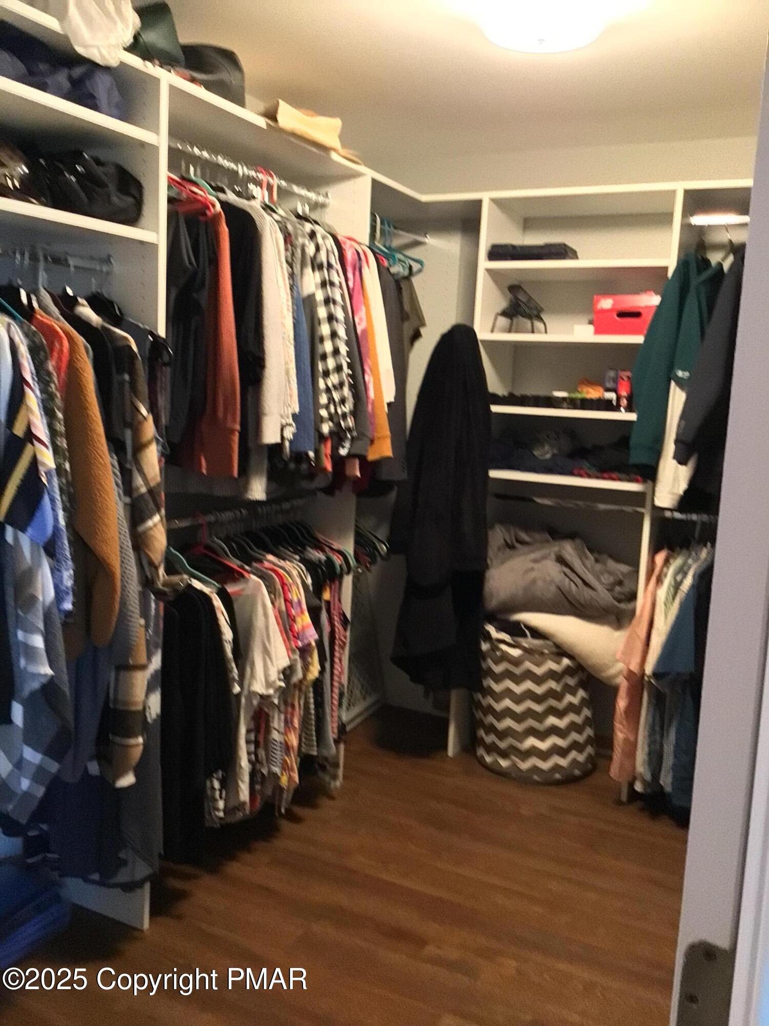 534 Sandt Road Pen Argyl, PA 18072 - Photo 38 of 77 a view of walk in closet with clothes and shoes