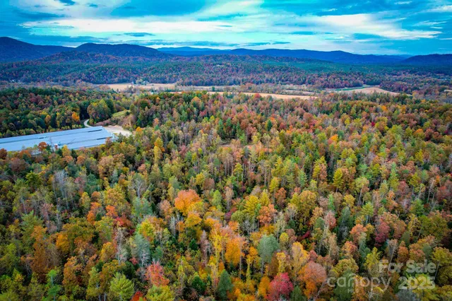a view of an outdoor space and mountain view
