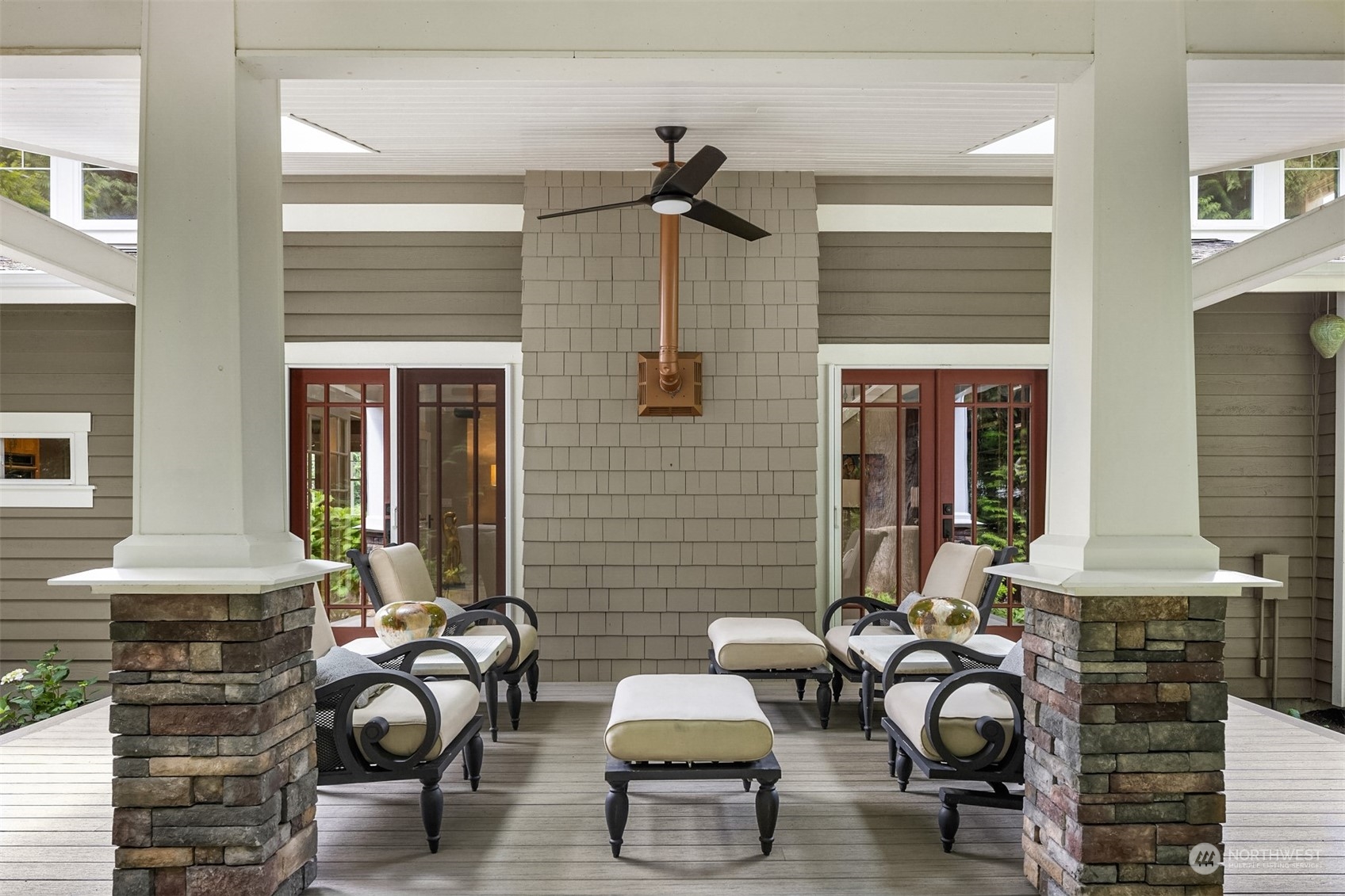 6428 Haley Loop Road Northeast Bainbridge Island, WA 98110 - Photo 33 of 40 an outdoor living area with furniture and a window
