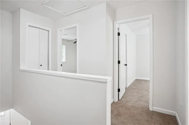 a view of an empty room