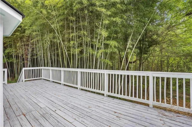 a house with trees in front of it