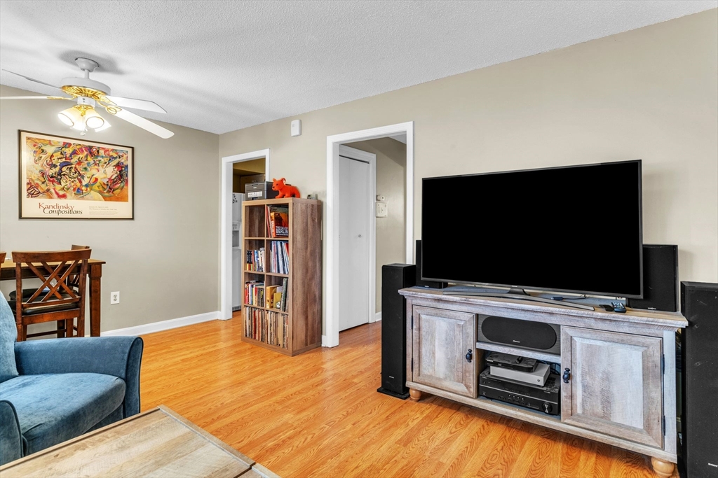 123 Outer Drive, Unit 123 Chicopee, MA 01022 - Photo 12 of 33 a living room with a flat screen tv a rug and a window