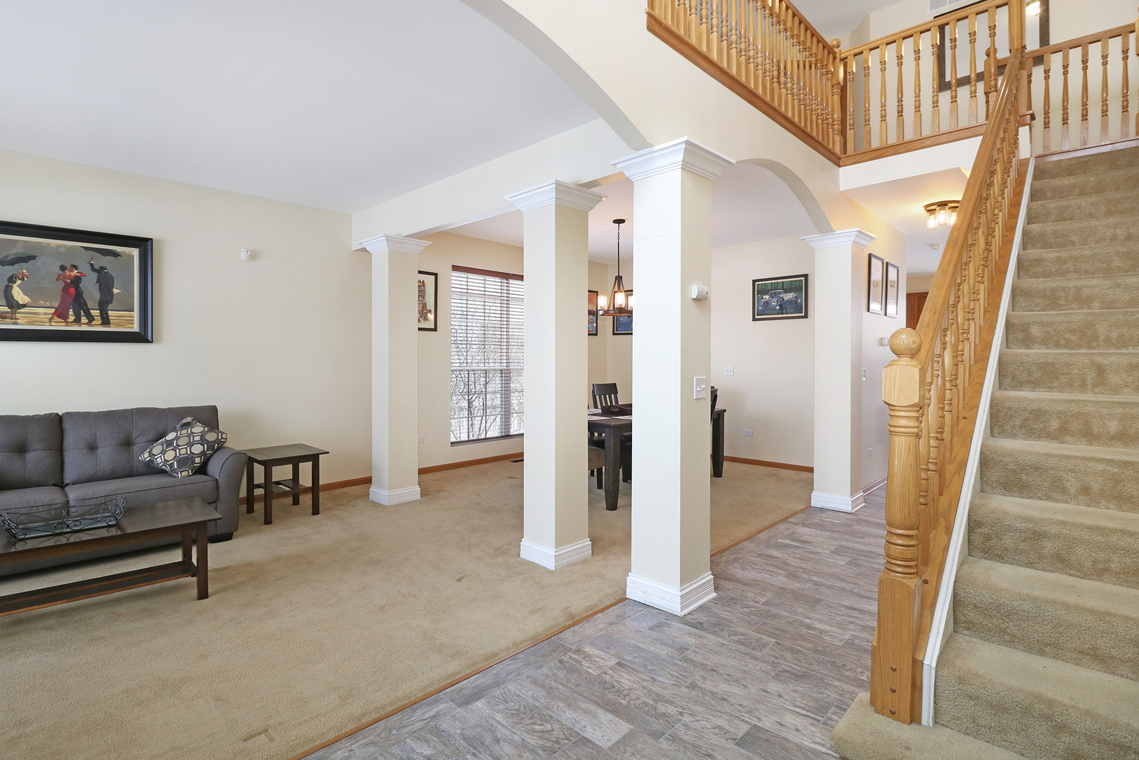 428 Cardinal Lane Bolingbrook, IL 60490 - Photo 11 of 36 a view of livingroom with furniture and stairs