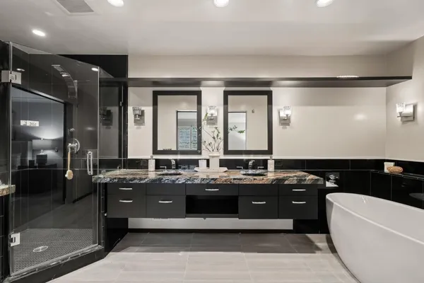 a large counter top space