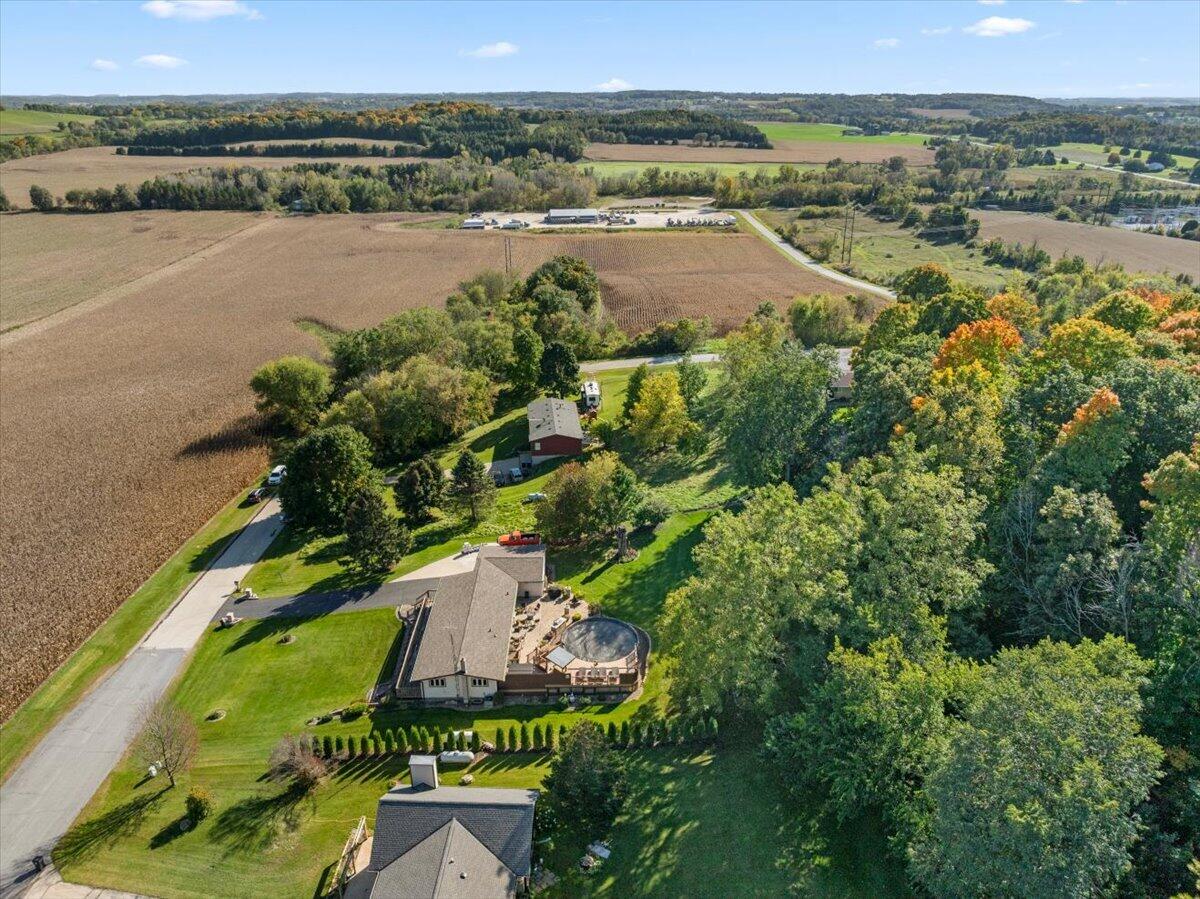 N3029 Ricardo Drive Rubicon, WI 53059 - Photo 64 of 69 AERIAL VIEW - SIDE