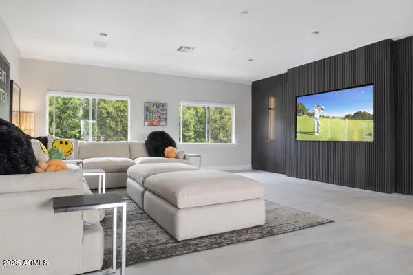 a view of a city with sunset view