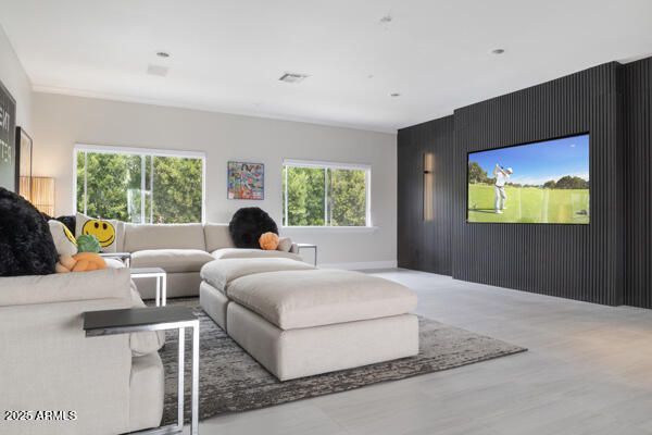 a view of a city with sunset view