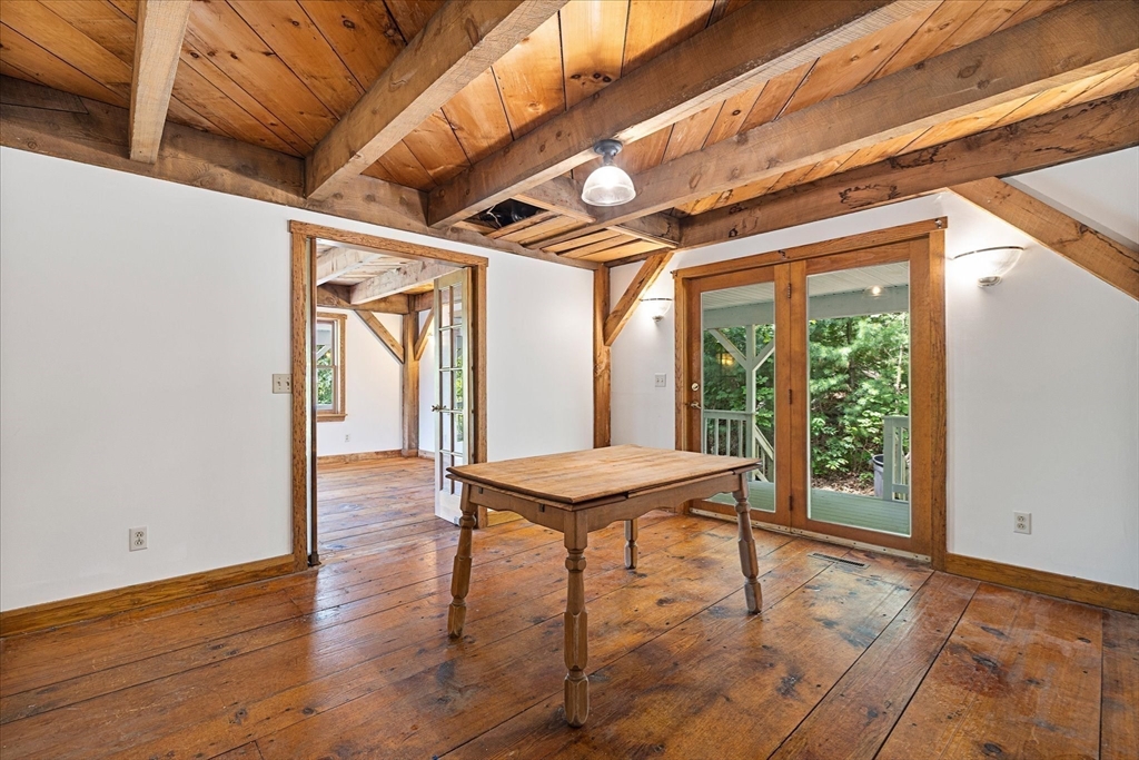 168 O'Neil Road West Warren, MA 01092 - Photo 11 of 42 a view of a room with wooden floor and outdoor space