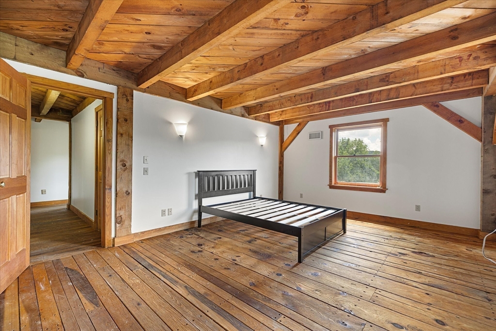 168 O'Neil Road West Warren, MA 01092 - Photo 15 of 42 a view of outdoor space with wooden floor and stairs