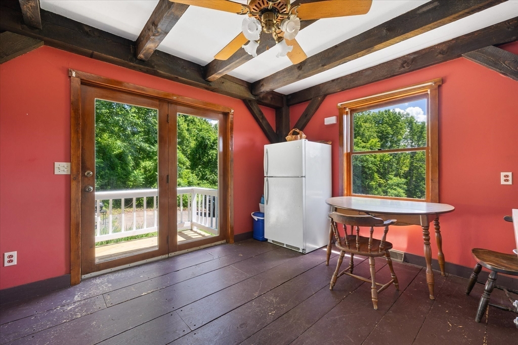 168 O'Neil Road West Warren, MA 01092 - Photo 31 of 42 a dining room with furniture and a window