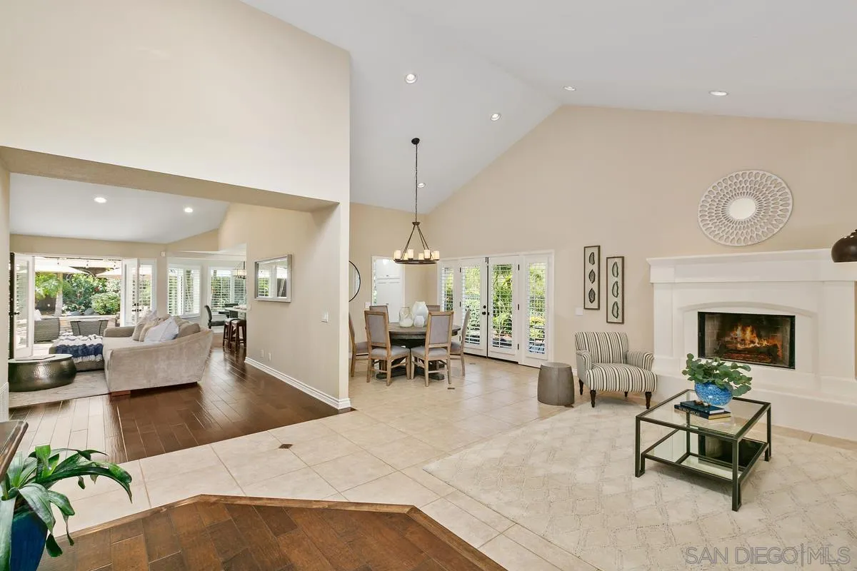 3330 Vista Rocosa Escondido, CA 92029 - Photo 4 of 29 a living room with furniture and a fireplace