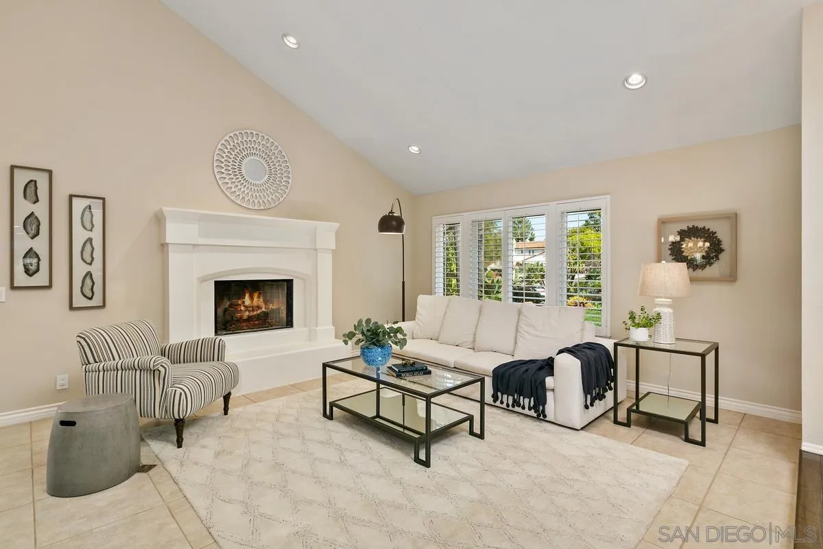 3330 Vista Rocosa Escondido, CA 92029 - Photo 5 of 29 a living room with furniture and a fireplace