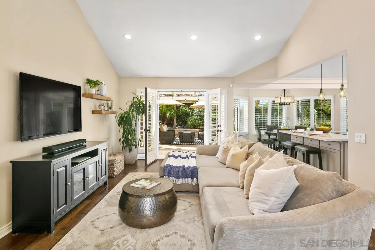 3330 Vista Rocosa Escondido, CA 92029 - Photo 9 of 29 a living room with furniture and a flat screen tv
