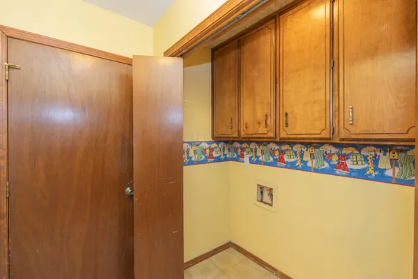 a view of a room with an outdoor space