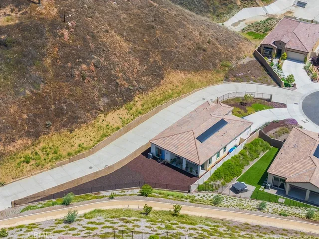 a view of a yard with an outdoor space