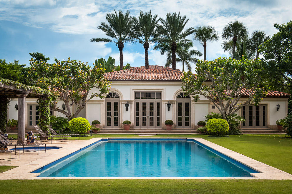 160 Woodbridge Road Palm Beach, FL 33480 - Photo 18 of 23 Pool and Guest House