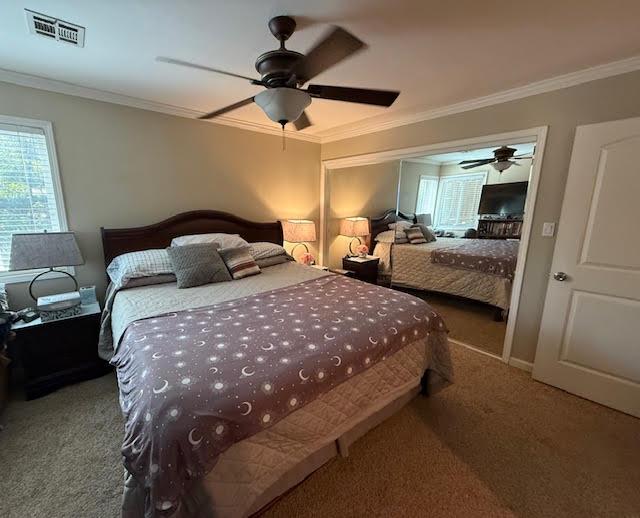 5827 Lookout Court Murphys, CA 95247 - Photo 12 of 21 a bedroom with a bed and a large mirror