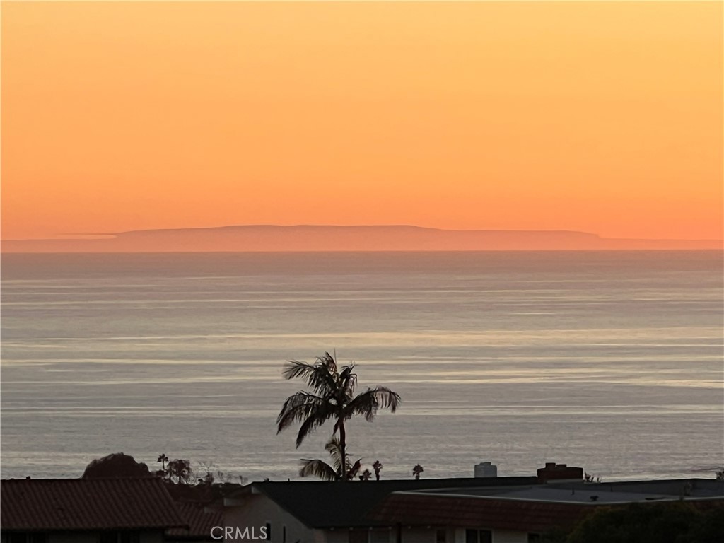 View of San Clemente Island from balcony