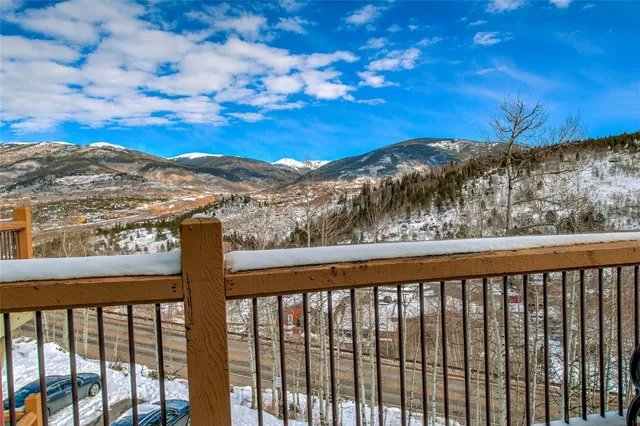 a view of a city from a balcony