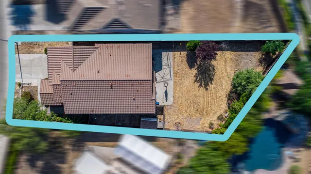 a view of a small pond