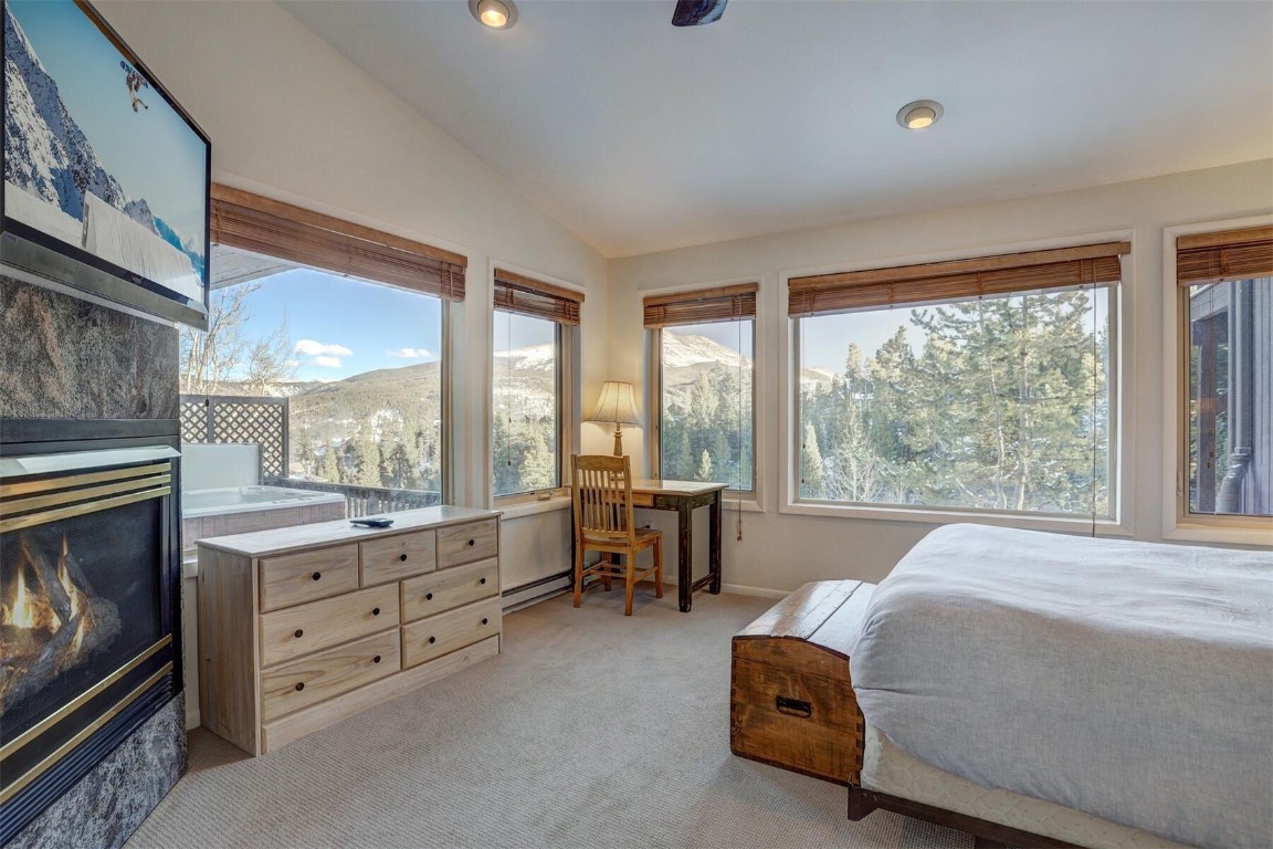 965 4 O Clock Road Breckenridge, CO 80424 - Photo 16 of 32 a room with a bed and a view of living room