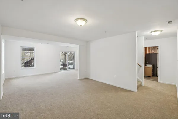 a view of an empty room