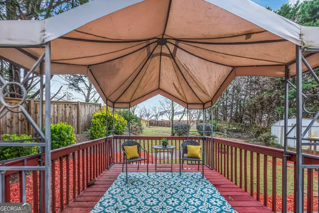 a view of outdoor space with deck and outdoor space