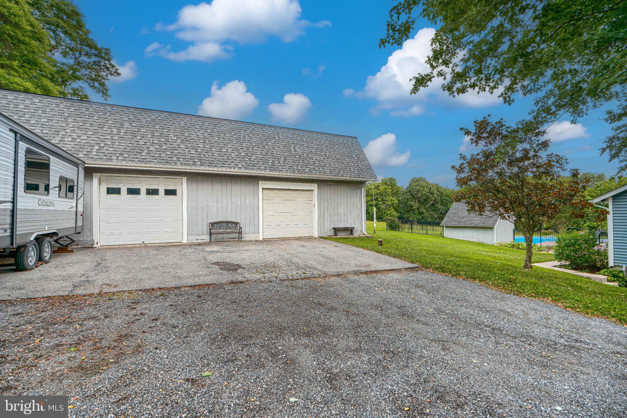 5947 Appletown Road Boonsboro, MD 21713 - Photo 78 of 114 Charming garage with serene surroundings.
