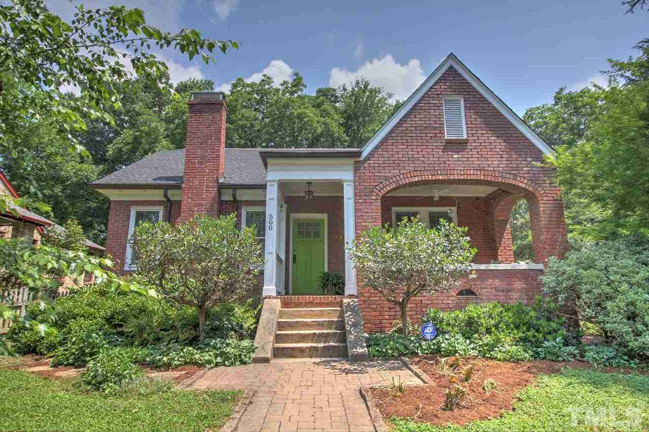 500 Harvey Street Raleigh, NC 27608 - Photo 1 of 26 a front view of a house with a yard