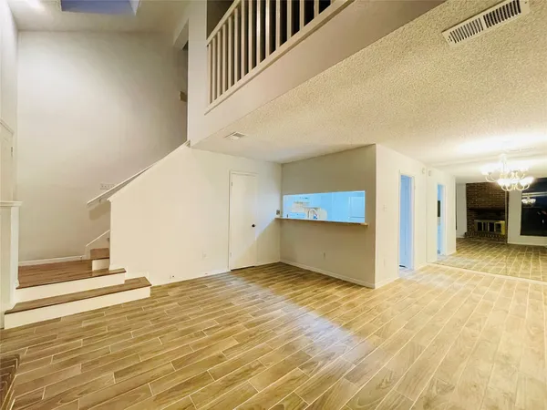 a view of an empty room