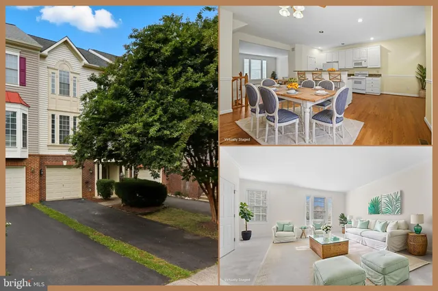 a view of a patio with dining table and chairs
