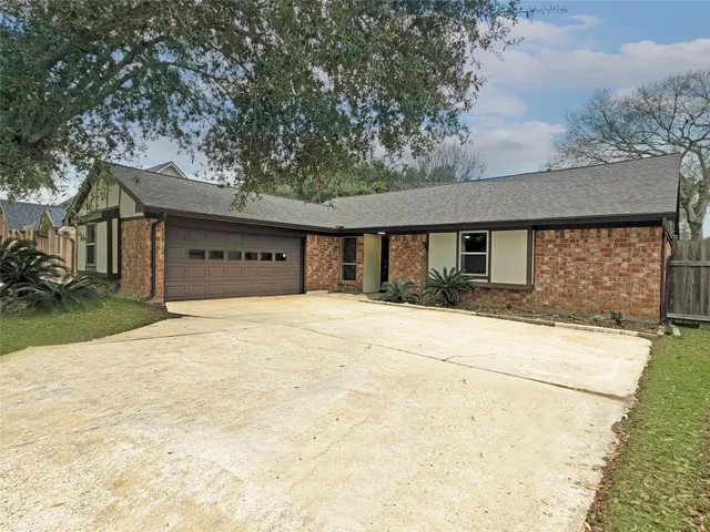 front view of a house with a outdoor space