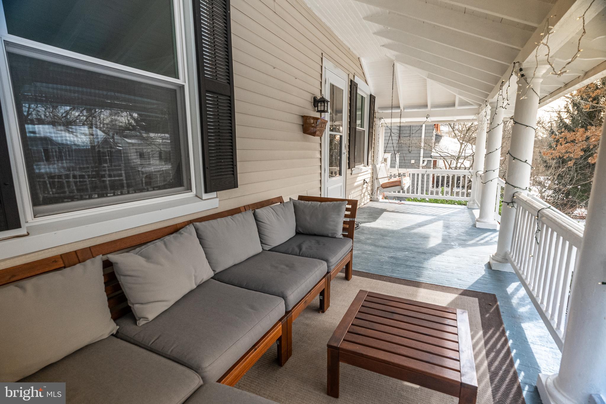 123 Hawthorn Road Baltimore, MD 21210 - Photo 2 of 40 Charming front porch complete with swing!