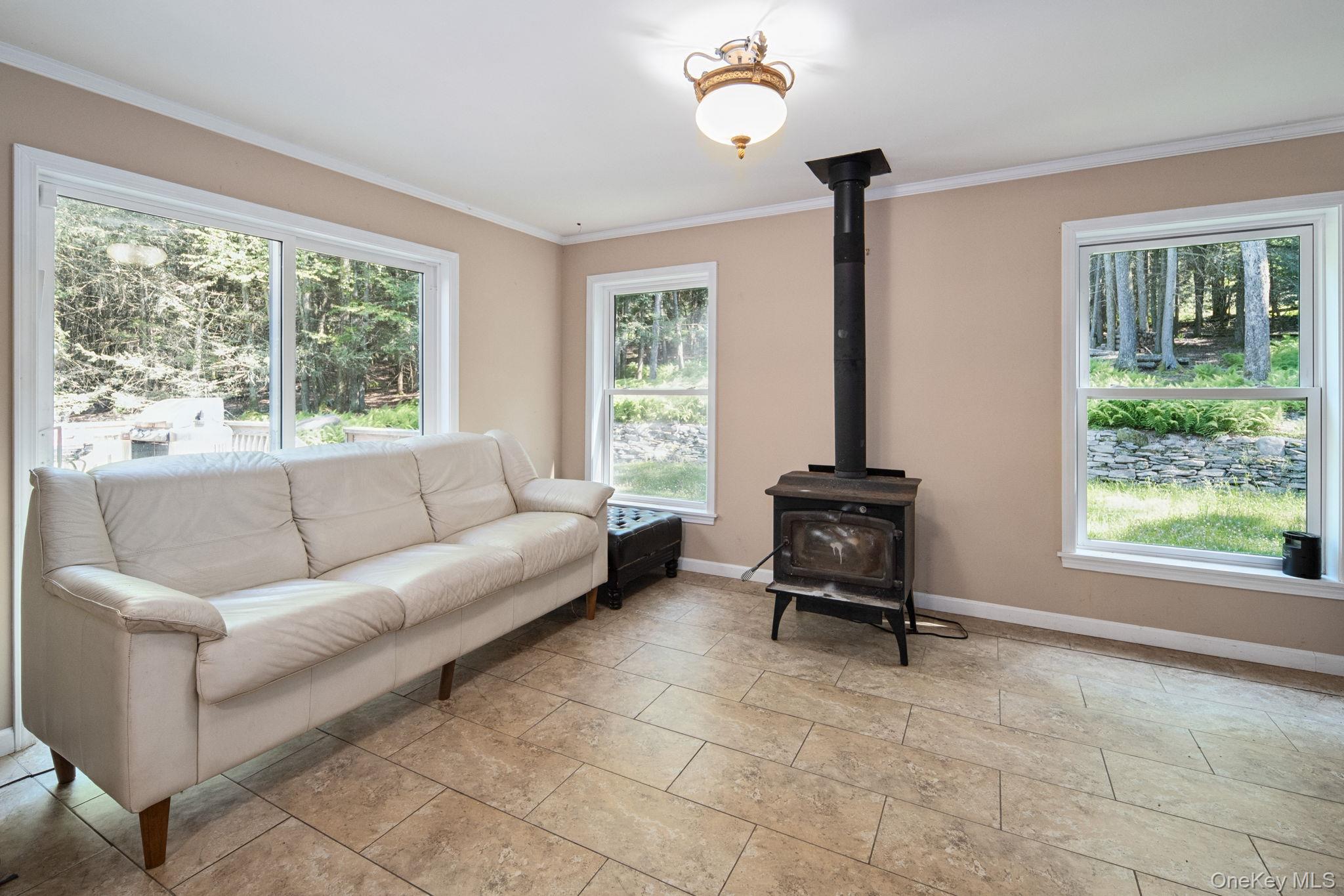 66 Highland Lake Road Eldred, NY 12732 - Photo 22 of 50 a living room with furniture and a window