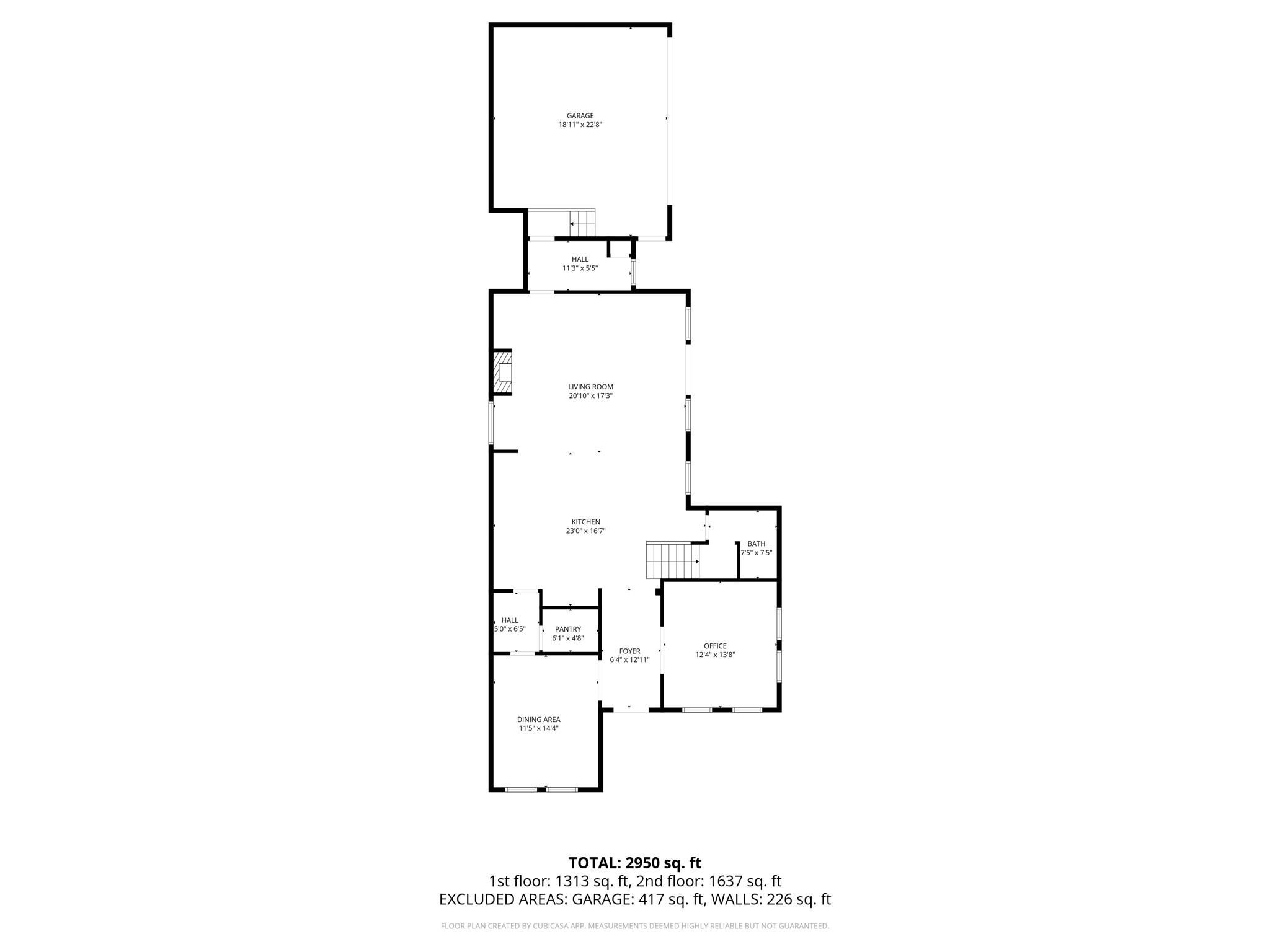800 Walton Street Houston, TX 77009 - Photo 37 of 38 800 Walton St first-floor plan