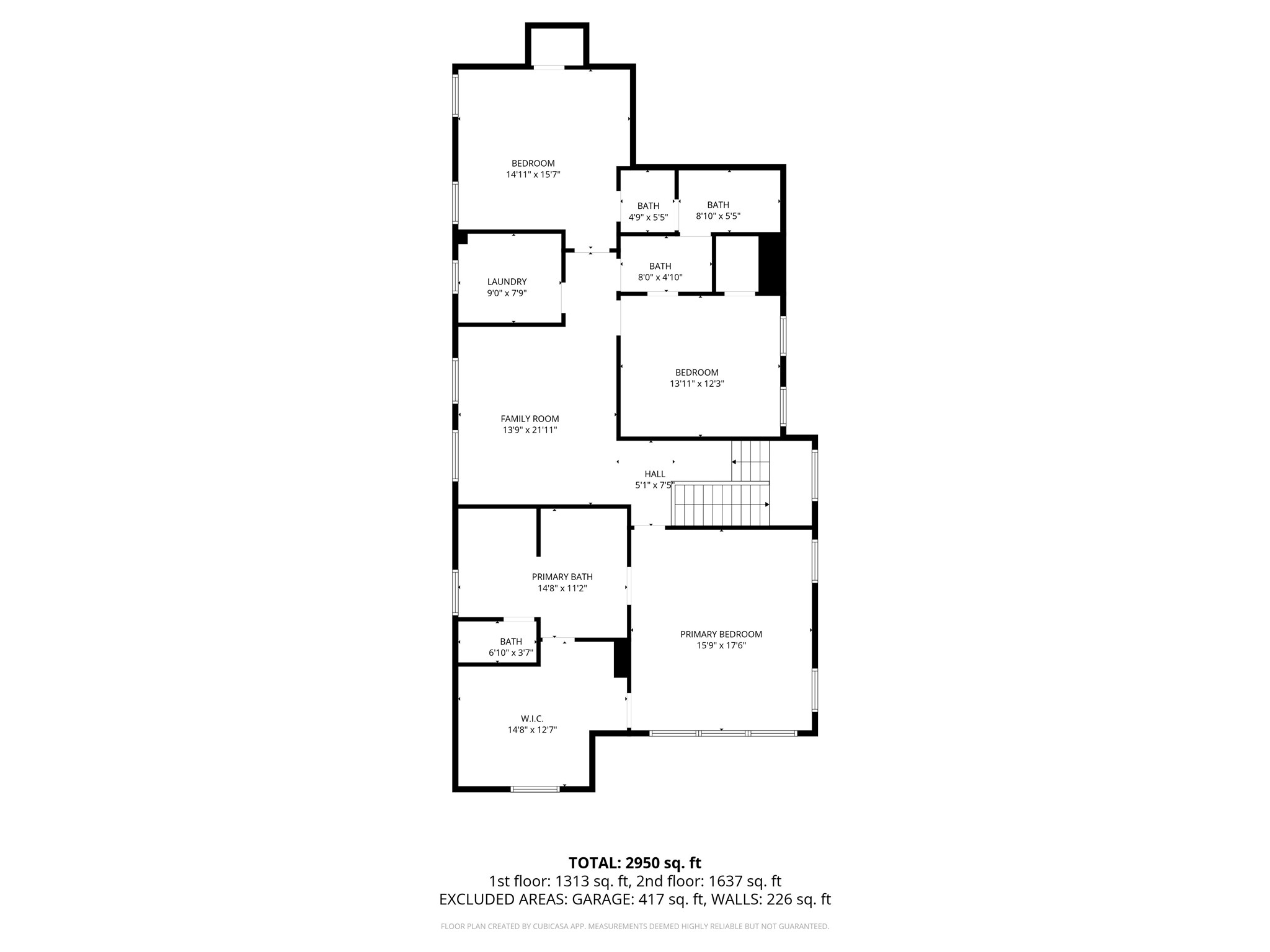 800 Walton Street Houston, TX 77009 - Photo 38 of 38 800 Walton St second-floor plan