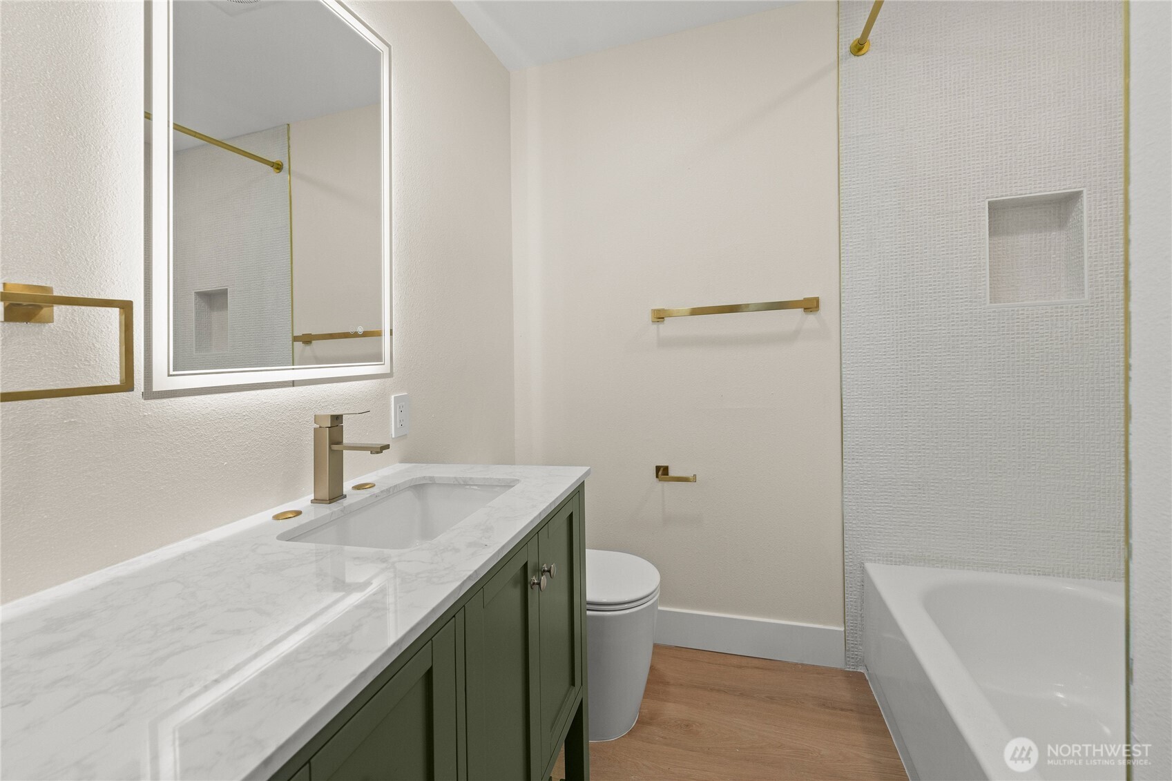 29628 22nd Avenue South Federal Way, WA 98003 - Photo 16 of 40 a bathroom with a granite countertop sink toilet and shower